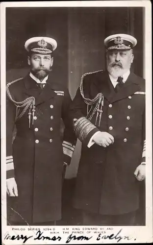 Ak King Edward VII and Prince of Wales