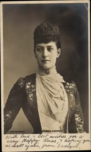 Ak Alexandra von Dänemark, Königin von Großbritannien