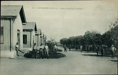 Ak Casablanca Marokko, Caserne Artillerie El Mazzi