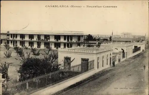 Ak Casablanca Marokko, Nouvelles Casernes