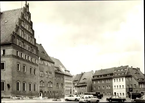 Ak Freiberg in Sachsen, Untermarkt