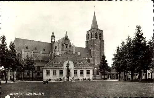 Ak Wouw Nordbrabant, St. Lambertuskerk