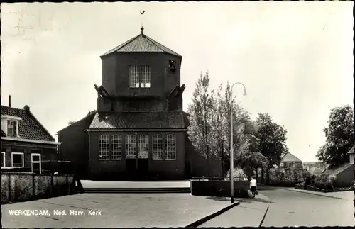 Ak Werkendam Nordbrabant, Ned. Herv. Kerk