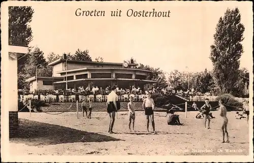 Ak Oosterhout Nordbrabant Niederlande, Natuurbad De Waranda