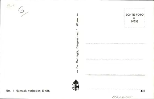 Ak Wouw Nordbrabant, St. Lambertuskerk