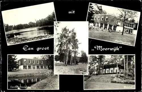 Ak Boxtel Nordbrabant Niederlande, R.K. Cursus- en Vormingscentrum Moorwijk, Blokhut, Hoofdgebouw