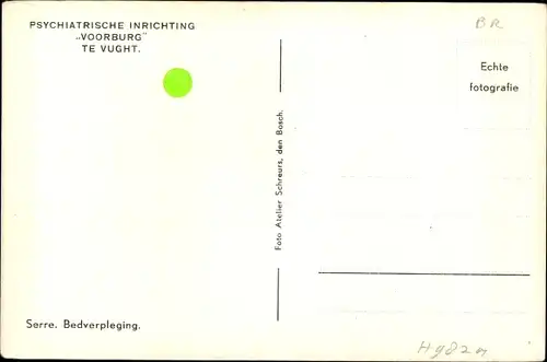 Ak Vught Nordbrabant, Psychiatrische Inrichting Voorburg, Aufenthaltsraum