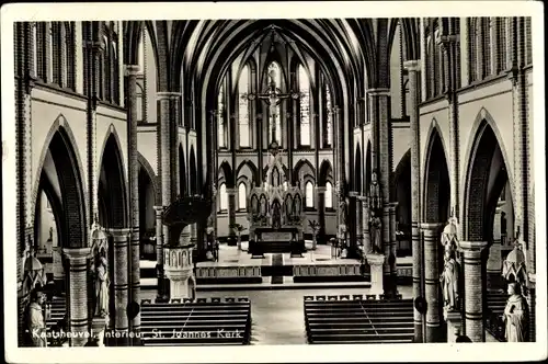 Ak Kaatsheuvel Nordbrabant, Interieur St. Joannes Kerk