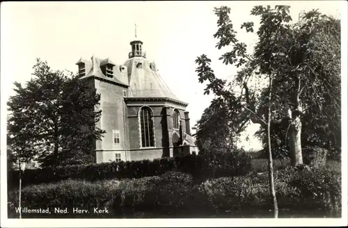 Ak Willemstad Nordbrabant Niederlande, Ned. Herv. Kerk