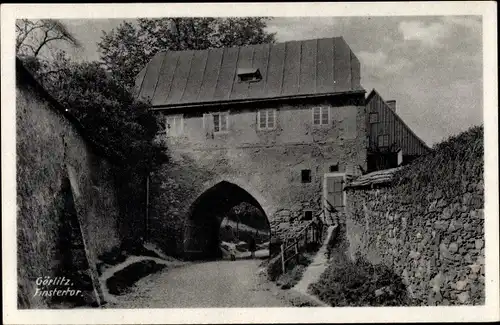 Ak Görlitz in der Lausitz, Finstertor