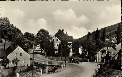 Ak Wildenthal Eibenstock im Erzgebirge, Straßenpartie