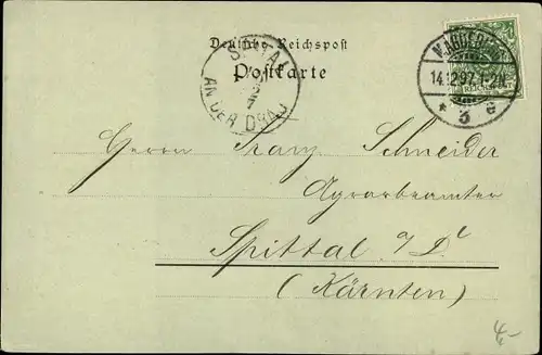 Mondschein Ak Magdeburg an der Elbe, Partie an der Elbe