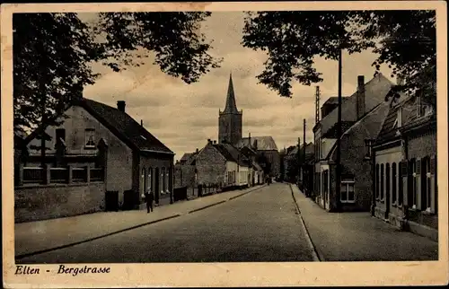 Ak Elten Emmerich am Niederrhein, Bergstraße