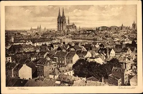 Ak Köln am Rhein, Totalansicht