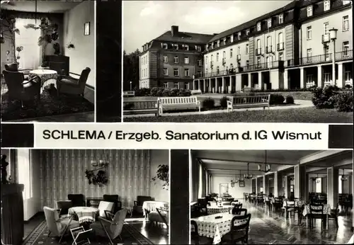 Ak Bad Schlema im Erzgebirge, Sanatorium der IG Wismut