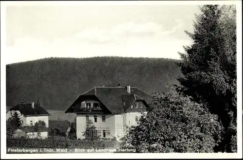 Ak Finsterbergen Friedrichroda im Thüringer Wald, Landhaus Hartung