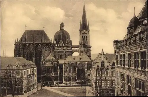 Ak Aachen, Der Kaiserdom, Nordseite
