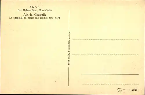 Ak Aachen, Der Kaiserdom, Nordseite