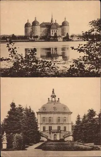 Ak Moritzburg in Sachsen, Jagdschloss, Fasanenschlösschen