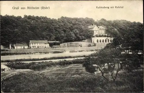 Ak Mülheim an der Ruhr, Kahlenberg mit Ruhrtal