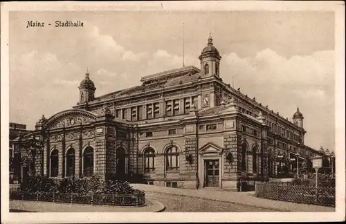 Ak Mainz am Rhein, Stadthalle