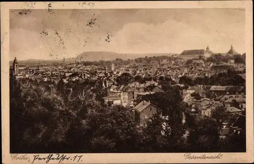Ak Gotha in Thüringen, Gesamtansicht