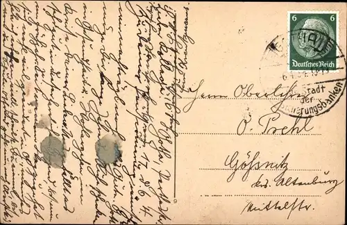 Ak Gotha in Thüringen, Gesamtansicht