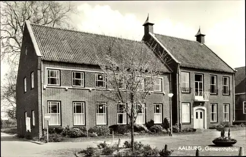 Ak Wijk en Aalburg Nordbrabant, Gemeentehuis