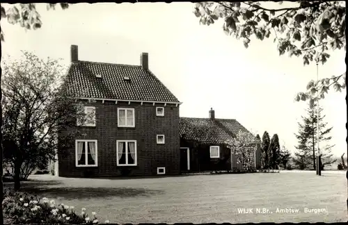 Ak Wijk en Aalburg Nordbrabant, Ambtsw. Burgem