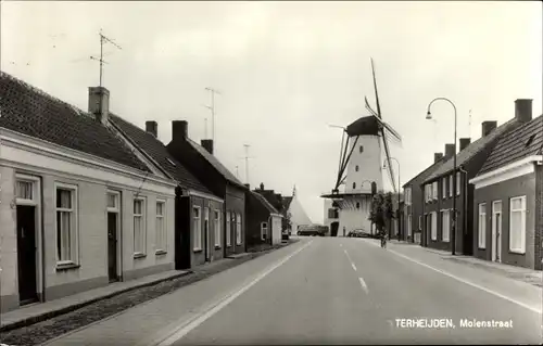 Ak Terheijden Nordbrabant, Molenstraat, Windmühle