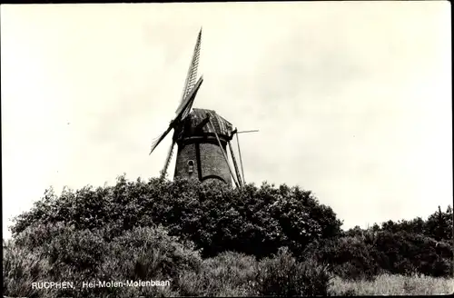 Ak Rucphen Nordbrabant Niederlande, Molen, Molenbaan