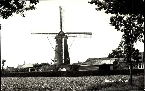 Ak Hoeven Nordbrabant Niederlande, Molen