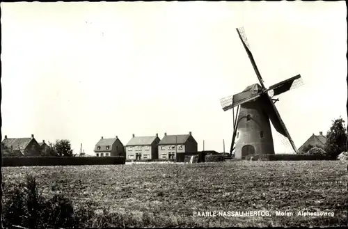 Ak Baarle Nassau Nordbrabant, Molen Alphenseweg