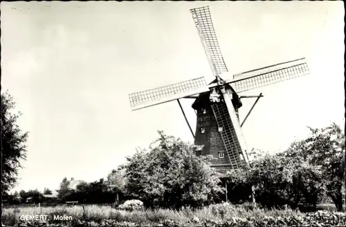 Ak Gemert Bakel Nordbrabant Niederlande, Molen