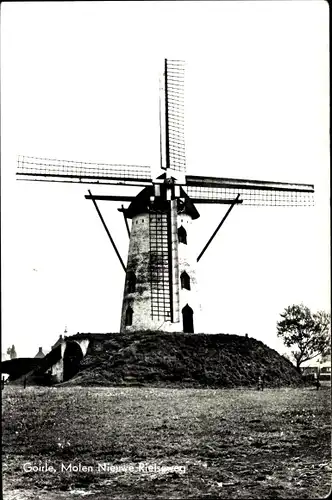 Ak Goirle Nordbrabant, Molen Nieuwe Rielseweg