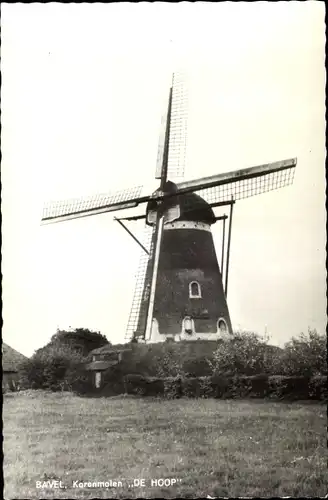 Ak Bavel Breda Nordbrabant Niederlande, Korenmolen De Hoop