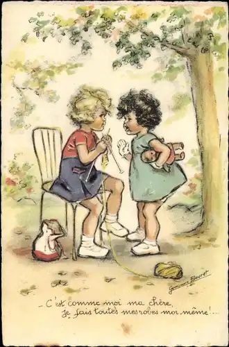 Künstler Ak Bouret, Germaine, C'est comme moi ma chere