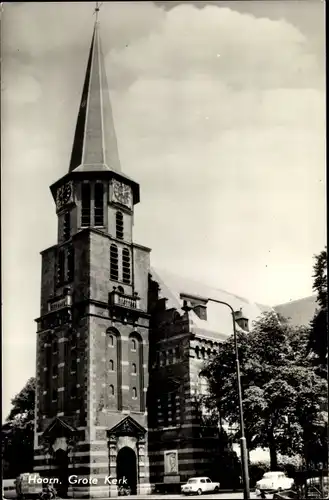 Ak Hoorn Nordholland Niederlande, Grote Kerk