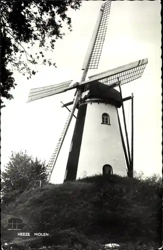 Ak Heeze Nordbrabant Niederlande, Molen