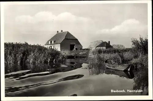 Ak Biesbosch Nordbrabant Niederlande, Heemplaat