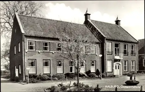 Ak Wijk en Aalburg Nordbrabant, Gemeentehuis