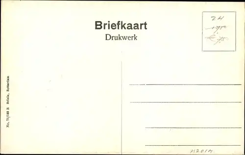 Ak Noordwijkerhout Noordwijk Südholland, Retraitehuis St. Clemens, Kapel