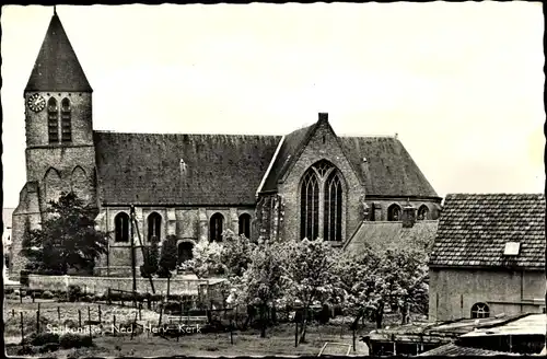 Ak Spijkenisse Südholland, Ned. Herv. Kerk