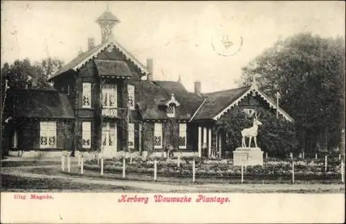 Ak Bergen op Zoom Nordbrabant Niederlande, Herberg Wouwsche Plantage