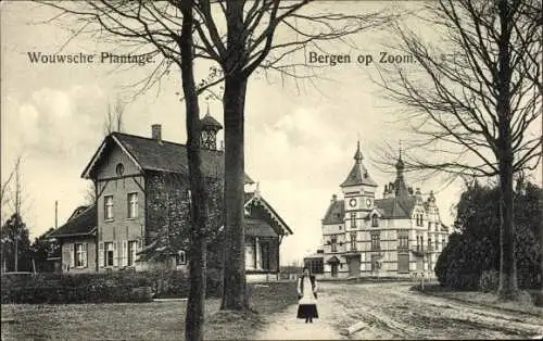 Ak Bergen op Zoom Nordbrabant Niederlande, Wouwsche Plantage