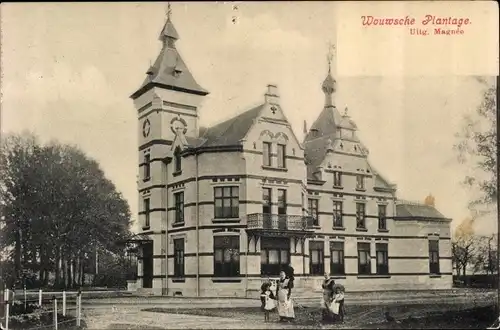 Ak Bergen op Zoom Nordbrabant Niederlande, Wouwsche Plantage