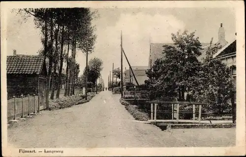 Ak Fijnaart Moerdijk Nordbrabant Niederlande, Langeweg