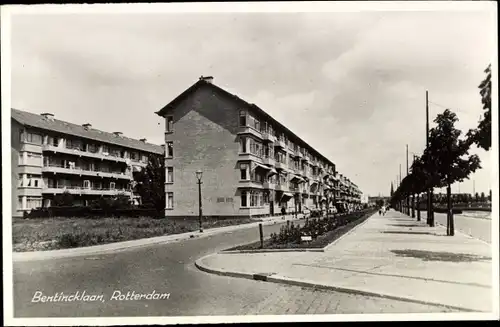 Ak Rotterdam Südholland Niederlande, Bentincklaan