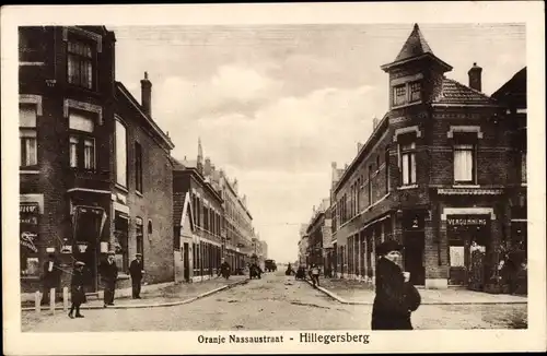 Ak Hillegersberg Südholland, Oranje Nassaustraat, Vergunning