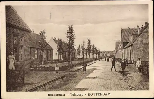 Ak Rotterdam Südholland Niederlande, Heinlantstraat, Tuindorp